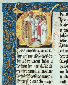 Priesterweihe von Seminaristen aus dem Pontifikale von Bischof Erasmus Ciolek, ca. 1510