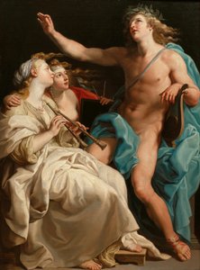 Apollon und zwei Musen