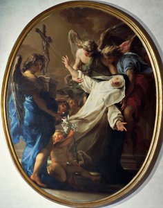 Ekstase der hl. Katharina von Siena von Pompeo Girolamo Batoni
