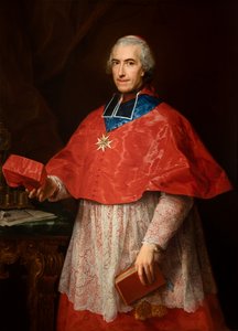 Porträt von Kardinal Jean-François Joseph de Rochechouart von Pompeo Girolamo Batoni