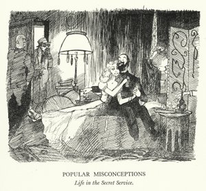 Beliebte Missverständnisse, Leben im Geheimdienst (Lithographie) von Pont (1908 40)