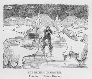 Der britische Charakter, Weigerung, eine Niederlage zuzugeben