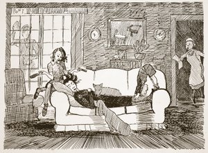 Eine halbe Stunde Ruhe nach dem Essen, Illustration aus 