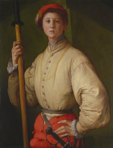 Porträt eines Hellebardenträgers Francesco Guardi, 1528-1530