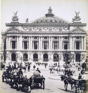 Die Oper, Paris, 14. Mai 1893 von Portuguese Photographer