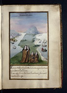 Aus London vertrieben, aus einer Geschichte der Wanderungen der Syon-Nonnen, zusammengestellt in Lissabon im frühen 17. Jahrhundert