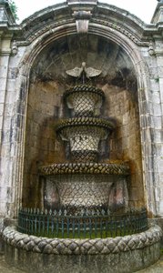 Pelikanbrunnen, Santuário de Nossa Senhora dos Remédios, Lamego, Portugal 1738