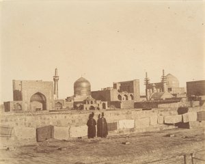 [Eine Gesamtansicht von MESHED vom Dach eines Hamam], 1840er-60er Jahre von Possibly by Luigi Pesce.