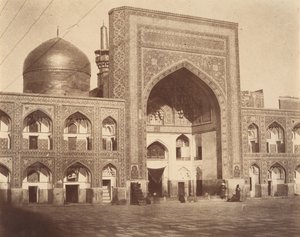 [Haupttor von Imam Riza, Mashhad, Iran], 1850er von Possibly by Luigi Pesce.