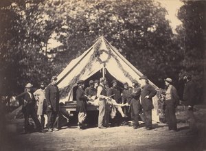 Operationszelt, Camp Letterman, Gettysburg, Pennsylvania, 1863 von Possibly by Weaver Brothers.
