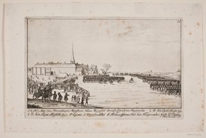 Frederik V inspiziert Regimenter in Antvorskov