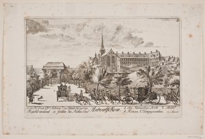 Die Ankunft von Frederik V. in Antvorskov