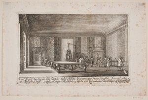 Physikalische Experimente während des Besuchs von Friedrich V. an der Sorø Akademie von Poul Isac Grønvold