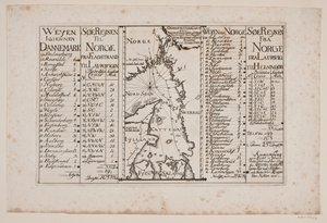 Karte von Skagerrak und Kattegat mit umliegenden Landesteilen