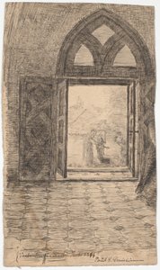 Das Waffenhaus in der Kirche von Karise von Poul S. Christiansen