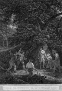 Karl II. im Wald von Boscobel, 1651