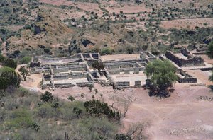 Luftaufnahme der Stadt, Spätklassische Periode von Pre Columbian