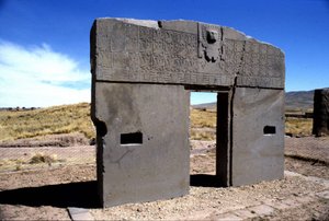 Präkolumbianische archäologische Stätte von Tiahuanaco, Bolivien von Pre Columbian Pre Columbian