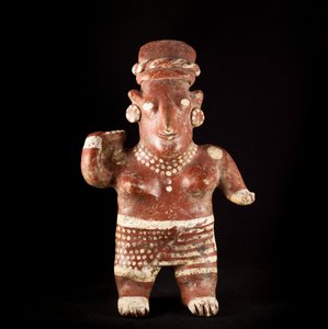 Weibliche Statuette / Mexikanische Kunst, Nayarit von Precolombian Precolombian