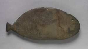 Palette in Form eines Fisches, ca. 3500-2950 v. Chr. (Grauwacke)