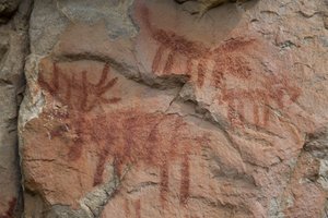 Höhlenmalerei, Salmon-Challis National Forest von Prehistoric Prehistoric