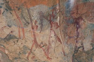 Menschliche Figuren (Höhlenmalerei) von Prehistoric Prehistoric
