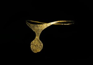 Prähistorische Kunst, Bronzezeit. Kultur von El Argar. Diadem von Caravaca oder Cehegin aus Gold