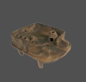Modell eines Hauses, 3800-3600 v. Chr. von Prehistoric Russian Culture
