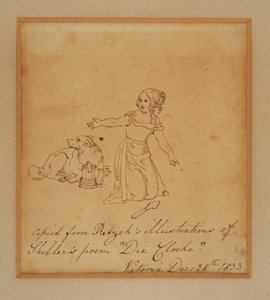 Skizze von Prinzessin Victoria