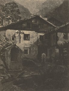Camera Work: Eine Ecke im Dorf, 1906 von Professor Hans Watzek
