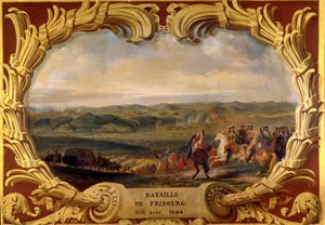 Schlacht von Freiburg vom 3. bis 09.08.1644 Sieg des Grand Conde (Louis II Prinz von Bourbon) und von Henri de La Tour d