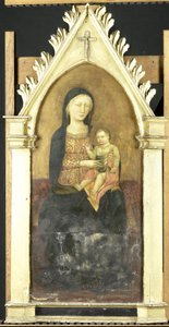 Jungfrau und Kind von Pseudo Ambrodigio di Baldese (attributed to)