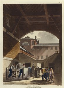 Wasserpumpe von Pugin and Rowlandson