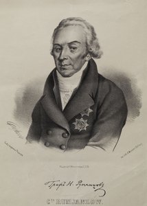 Porträt von Graf Nikolay Petrovich Rumyantsev 1754-1826