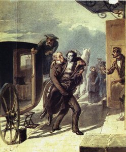 Puschkin nach dem Duell, 1855
