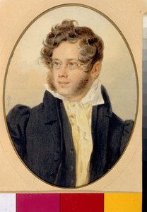 Porträt des Dichters Prinz Pyotr A. Vyazemsky