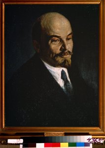 Porträt von Wladimir Lenin von Pyotr Ivanovich Kelin