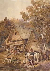 Die Jäger, 1863 von Pyotr Petrovich Sokolov