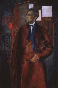 Porträt des Bühnenproduzenten Wsewolod Meyerhold, 1925 von Pyotr Vladimirovich Williams