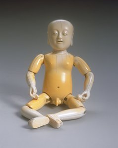 Gelenkfigur eines Jungen, Kangxi-Periode (1662-1722) von Qing Dynasty Chinese School