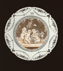 Seitenplatte, Qianlong-Periode, ca. 1782