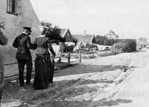 Landung in Skagen, Dänemark, 1908