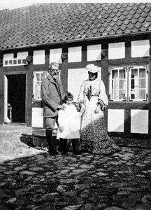 Professor Tuxen und seine Familie, Skagen, Dänemark, 1908