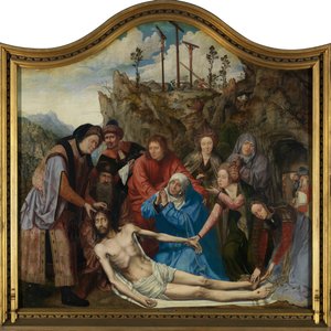 Beweinung Christi, Altarbild der Zunft der Tischler, Mittelteil von Quentin Massys or Matsys