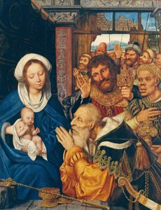 Die Anbetung der Könige, 1526 von Quentin Massys or Metsys