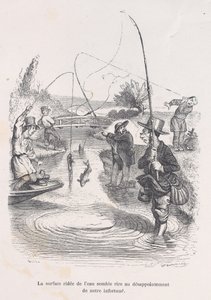 Das plätschernde Wasser scheint unser Unglück zu verspotten, aus den kleinen Elendigkeiten des menschlichen Lebens, 1843 von Quichon