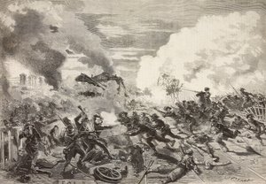 Ankunft der Division von General Fanti, Schlacht von Magenta, 4. Juni