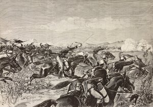 Savoyer Kavallerieregiment im Angriff, 10. September