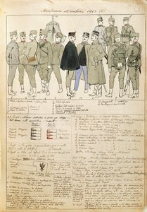 Uniformvariationen des Königreichs Italien von Quinto Cenni