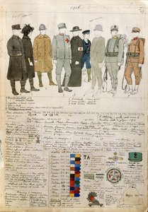 Uniformen des Königreichs Italien von Quinto Cenni, Farbtafel